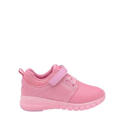 Kids' pink 'Angelo Velcro' trainers